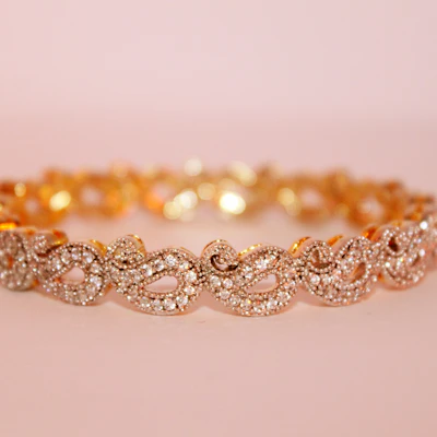 Gold Bangle Pair